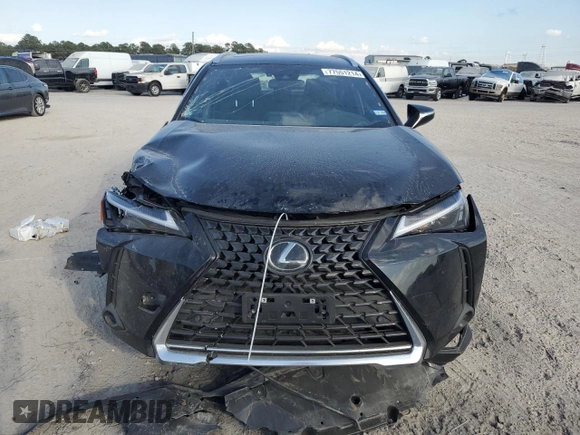 2024 Lexus UX with VIN JTHX6JBH9R2189737, listed as a Copart auction lot 77551214 with 0 mi miles and Salvage Title. Bid and sale history available at carsss.com. Image 5.