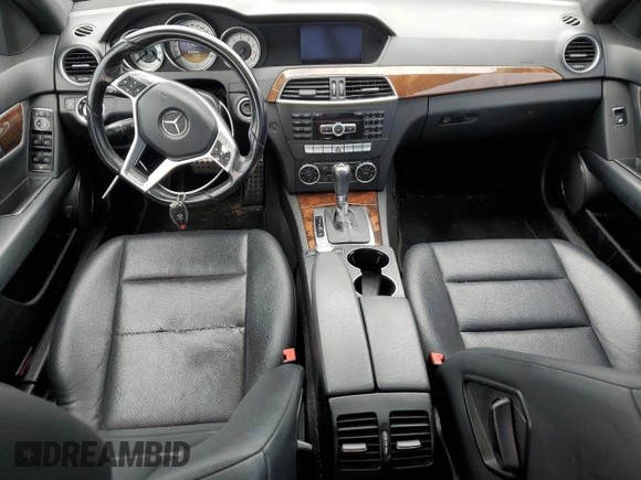 2012 Mercedes-Benz C-Class C 300 Sport with VIN WDDGF8BB2CA597036, listed as a Copart auction lot 54201325 with 172,063 mi miles and Salvage Title. Bid and sale history available at carsss.com. Image 8.