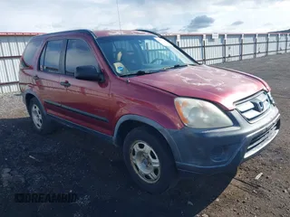 2005 Honda CR-V LX with VIN JHLRD68545C016886, listed as a IAAI auction lot 42077038 with 275,148 mi miles and . Bid and sale history available at carsss.com. Image 1.