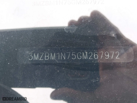 2016 Mazda Mazda3 i Grand Touring with VIN 3MZBM1N75GM267972, listed as a IAAI auction lot 41030060 with 86,065 mi miles. Bid and sale history available at carsss.com. Image 17.