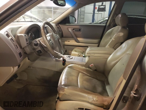 2004 Infiniti FX35 with VIN JNRAS08W24X221989, listed as a Copart auction lot 41694114 with 189,738 mi miles and Salvage Title. Bid and sale history available at carsss.com. Image 7.