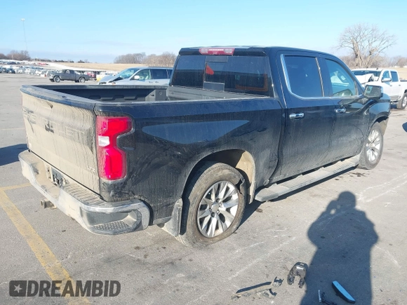 2020 Chevrolet Silverado 1500 LTZ with VIN 1GCUYGED0LZ194785, listed as a IAAI auction lot 41143760 with 170,988 mi miles and . Bid and sale history available at DreamBid. Image 4.