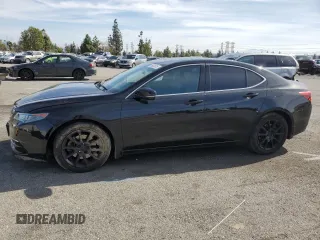 2015 Acura TLX V6 with VIN 19UUB2F37FA024051, listed as a Copart auction lot 45932615 with 90,028 mi miles and Salvage Title. Bid and sale history available at carsss.com. Image 1.