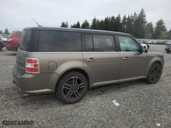 2014 Ford Flex SEL with VIN 2FMGK5C86EBD14390, listed as a Copart auction lot 52424815 with 146,587 mi miles and Salvage Title. Bid and sale history available at carsss.com. Image 3.