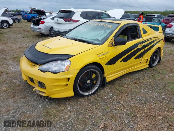 2002 Acura RSX Type S with VIN JH4DC53082C032115, listed as a IAAI auction lot 40511850 with 1 mi miles. Bid and sale history available at carsss.com. Image 17.