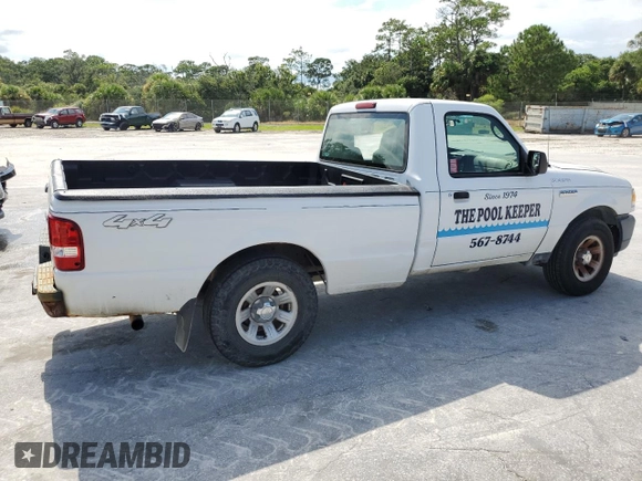 2008 Ford Ranger XL z VIN 1FTYR11U58PA56762, wystawiony jako Copart lot #65041914 z przebiegiem 146 922 mil mil oraz Szkoda całkowita • Salvage title. Historia ofert i sprzedaży dostępna na DreamBid. Obrazek 3.