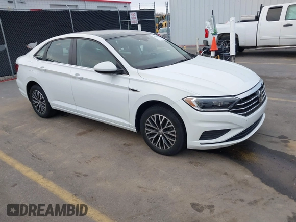 2019 Volkswagen Jetta SEL z VIN 3VWE57BU4KM248989, wystawiony jako IAAI lot #41465186 z przebiegiem 41 985 mil mil oraz . Historia ofert i sprzedaży dostępna na DreamBid. Obrazek 1.
