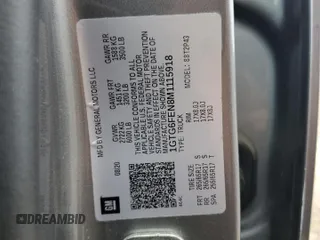 2021 GMC Canyon 4WD AT4 w/Cloth with VIN 1GTG6FEN8M1115918, listed as a Copart auction lot 80592964 with 59,888 mi miles and Salvage Title. Bid and sale history available at carsss.com. Image 12.