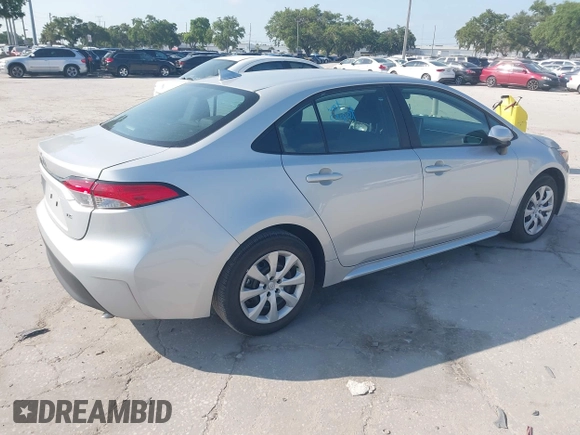 2024 Toyota Corolla LE with VIN 5YFB4MDE3RP105998, listed as a IAAI auction lot 42298906 with 5,217 mi miles and . Bid and sale history available at DreamBid. Image 4.