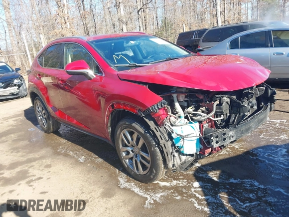 2016 Lexus NX 200t with VIN JTJBARBZ9G2052633, listed as a IAAI auction lot 41449501 with 57,686 mi miles and . Bid and sale history available at DreamBid. Image 1.