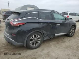2015 Nissan Murano SV with VIN 5N1AZ2MG8FN248971, listed as a Copart auction lot 44553125 with 125,169 mi miles and Salvage title. Bid and sale history available at DreamBid. Image 3.