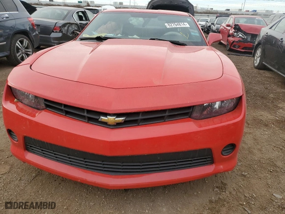 2014 Chevrolet Camaro LS with VIN 2G1FE1E37E9176232, listed as a Copart auction lot 82764814 with NaN miles and Salvage Title. Bid and sale history available at carsss.com. Image 5.