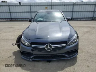 2016 Mercedes-Benz C 63 S AMG with VIN 55SWF8HBXGU104566, listed as a Copart auction lot 51460175 with 57,051 mi miles and Salvage title. Bid and sale history available at DreamBid. Image 5.