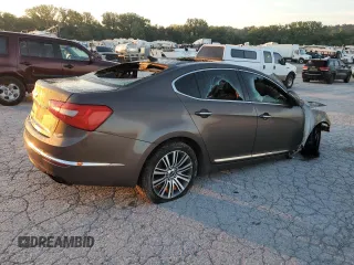 2014 Kia Cadenza Premium with VIN KNALN4D72E5124243, listed as a Copart auction lot 65836794 with 0 mi miles and Non Repairable. Bid and sale history available at carsss.com. Image 3.