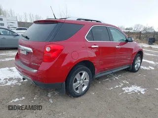 2013 Chevrolet Equinox LTZ with VIN 1GNFLGEK1DZ104011, listed as a IAAI auction lot 41424044 with 118,893 mi miles. Bid and sale history available at carsss.com. Image 4.