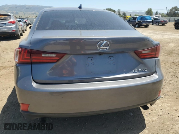 2014 Lexus IS 350 with VIN JTHBE1D23E5011935, listed as a Copart auction lot 56041275 with 54,897 mi miles and Salvage title. Bid and sale history available at DreamBid. Image 6.