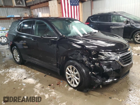 2019 Chevrolet Equinox LT with VIN 2GNAXUEV9K6121154, listed as a Copart auction lot 81939154 with 76,448 mi miles and Salvage Title. Bid and sale history available at DreamBid. Image 4.