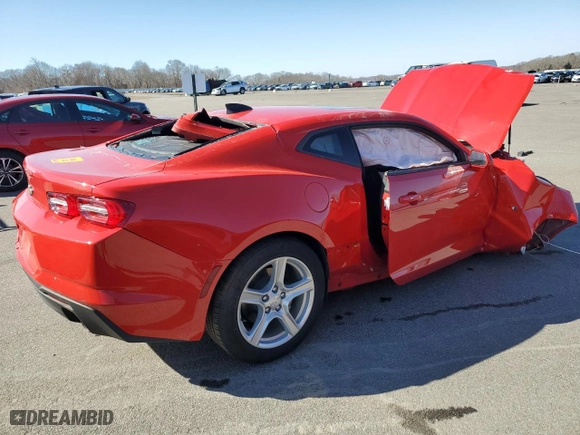 2023 Chevrolet Camaro 1LT with VIN 1G1FB1RX2P0159020, listed as a Copart auction lot 52910585 with 0 mi miles and Salvage Title. Bid and sale history available at carsss.com. Image 3.
