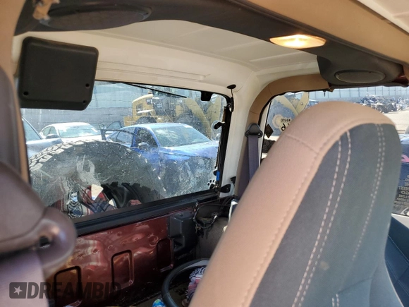 2002 Jeep Wrangler Sahara with VIN 1J4FA59S12P704608, listed as a Copart auction lot 69146504 with 125,920 mi miles and Salvage Title. Bid and sale history available at carsss.com. Image 10.
