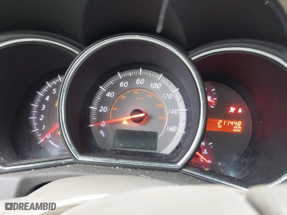 2009 Nissan Murano SL with VIN JN8AZ18W79W160626, listed as a IAAI auction lot 41786916 with 211,448 mi miles. Bid and sale history available at carsss.com. Image 7.