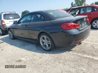 2018 BMW 4 Series 430i xDrive with VIN WBA4Z3C59JEC45996, listed as a Copart auction lot 65501104 with 62,464 mi miles and Salvage Title. Bid and sale history available at DreamBid. Image 2.