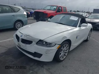 2007 BMW Z4 3.0i with VIN 4USBU33517LW70973, listed as a IAAI auction lot 42350022 with 159,207 mi miles and . Bid and sale history available at DreamBid. Image 2.