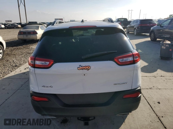 2016 Jeep Cherokee Altitude with VIN 1C4PJMAS0GW215128, listed as a Copart auction lot 83919964 with 134,891 mi miles and Salvage title. Bid and sale history available at DreamBid. Image 6.