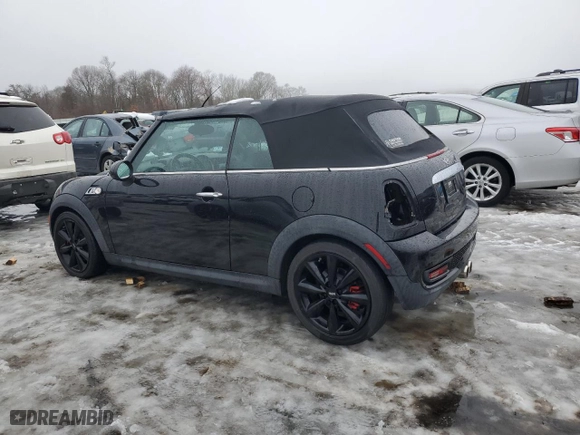 2011 MINI Cooper Convertible s with VIN WMWZP3C51BTX83467, listed as a Copart auction lot 44308125 with 55,676 mi miles and Non Repairable. Bid and sale history available at carsss.com. Image 2.