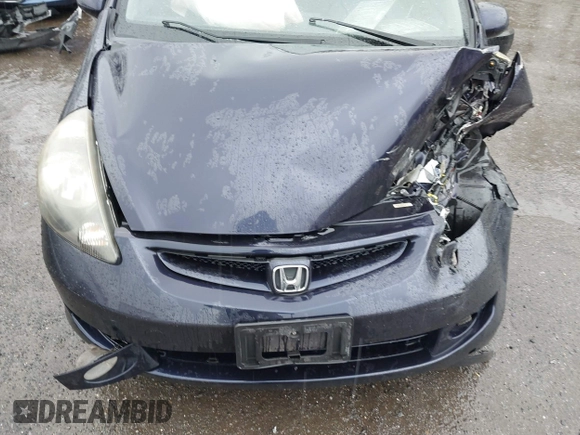 2008 Honda Fit Sport with VIN JHMGD38698S058474, listed as a IAAI auction lot 42009715 with 1 mi miles. Bid and sale history available at carsss.com. Image 10.