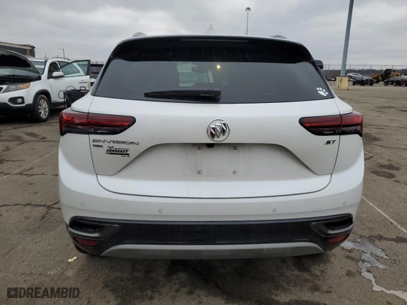 2023 Buick Envision Essence with VIN LRBFZPR42PD228047, listed as a Copart auction lot 44230655 with 11,400 mi miles and Salvage Title. Bid and sale history available at carsss.com. Image 6.