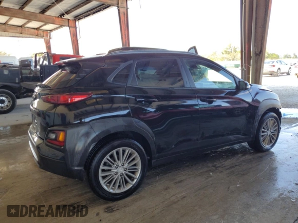 2019 Hyundai Kona SEL with VIN KM8K22AA2KU237957, listed as a Copart auction lot 44149515 with 77,628 mi miles and Salvage Title. Bid and sale history available at DreamBid. Image 3.