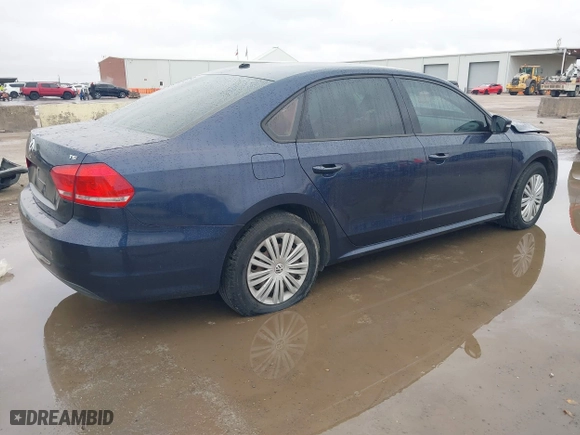 2014 Volkswagen Passat Wolfsburg Ed with VIN 1VWAS7A30EC049721, listed as a IAAI auction lot 41097234 with 139,843 mi miles. Bid and sale history available at carsss.com. Image 4.