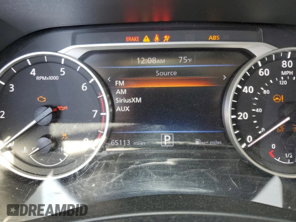 2021 Nissan Sentra SV with VIN 3N1AB8CV9MY285963, listed as a Copart auction lot 48738475 with 65,113 mi miles and Salvage Title. Bid and sale history available at DreamBid. Image 9.