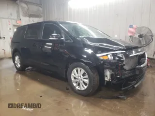 2015 Kia Sedona L with VIN KNDMA5C17F6025760, listed as a Copart auction lot 46440545 with 75,923 mi miles and Salvage Title. Bid and sale history available at DreamBid. Image 4.