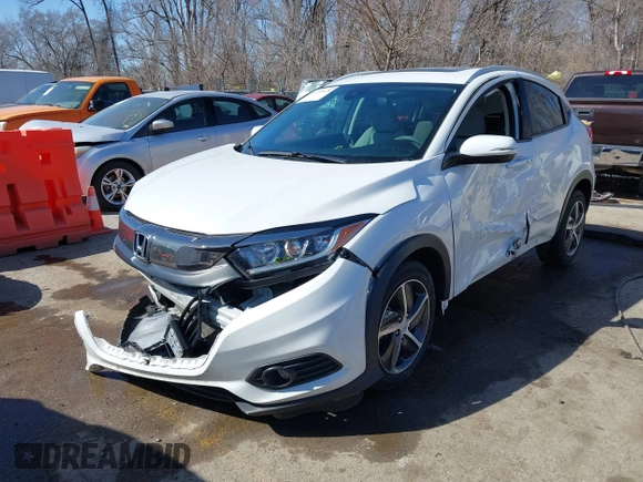 2022 Honda HR-V EX with VIN 3CZRU6H50NM727023, listed as a IAAI auction lot 41749628 with 64,128 mi miles. Bid and sale history available at carsss.com. Image 22.