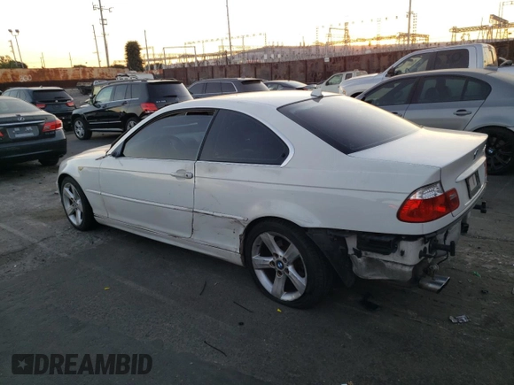 2004 BMW 3 Series 325Ci z VIN WBABV13464JT22816, wystawiony jako Copart lot #88293155 z przebiegiem Nie podano mil oraz Szkoda całkowita • Salvage title. Historia ofert i sprzedaży dostępna na DreamBid. Obrazek 2.