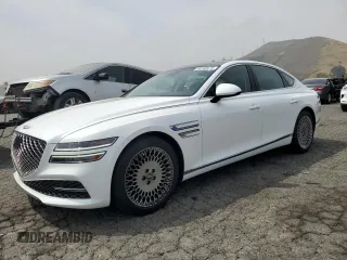 2022 Genesis G80 2.5T z VIN KMTGB4SC7NU092264, wystawiony jako Copart lot #55148475 z przebiegiem 72 342 mil mil oraz Szkoda całkowita • Salvage title. Historia ofert i sprzedaży dostępna na DreamBid. Obrazek 1.