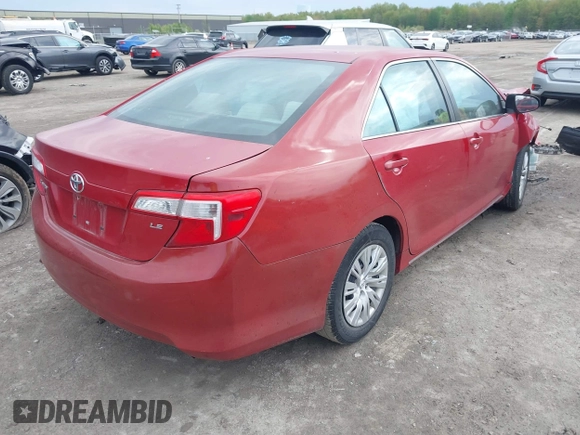 2014 Toyota Camry L with VIN 4T1BF1FK4EU832118, listed as a IAAI auction lot 42165889 with 198,882 mi miles and . Bid and sale history available at DreamBid. Image 4.