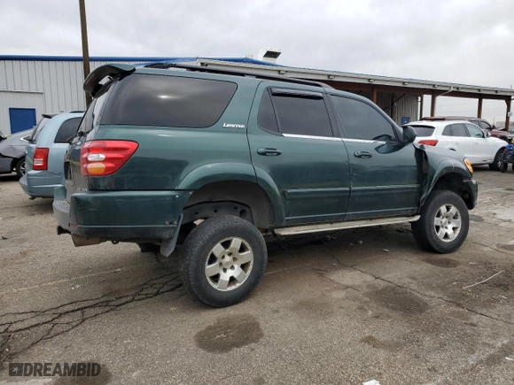 2003 Toyota Sequoia Limited with VIN 5TDBT48A63S143024, listed as a Copart auction lot 51179135 with 200,605 mi miles and Salvage Title. Bid and sale history available at carsss.com. Image 3.