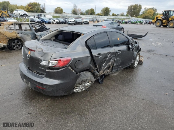 2012 Mazda Mazda3 i Touring with VIN JM1BL1VG9C1505853, listed as a Copart auction lot 77188584 with 0 mi miles and Salvage Title. Bid and sale history available at carsss.com. Image 3.