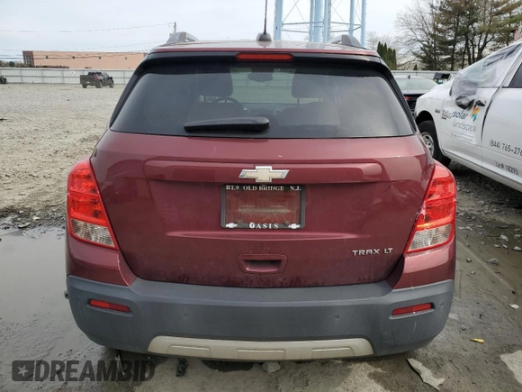 2016 Chevrolet Trax LT with VIN 3GNCJLSB1GL254170, listed as a Copart auction lot 53695965 with 126,393 mi miles and Clean Title. Bid and sale history available at carsss.com. Image 6.