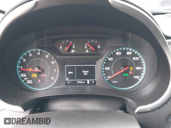 2022 Chevrolet Malibu LS with VIN 1G1ZC5ST9NF156618, listed as a IAAI auction lot 41506343 with 37,503 mi miles and . Bid and sale history available at DreamBid. Image 7.