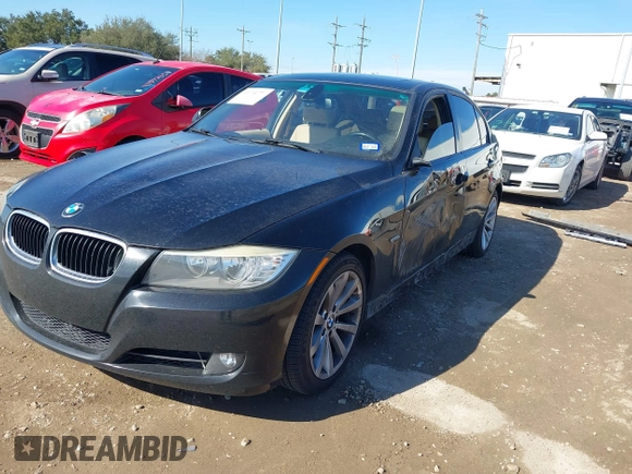 2011 BMW 3 Series 328i with VIN WBAPH7G56BNN04010, listed as a IAAI auction lot 41370777 with 1 mi miles. Bid and sale history available at carsss.com. Image 2.