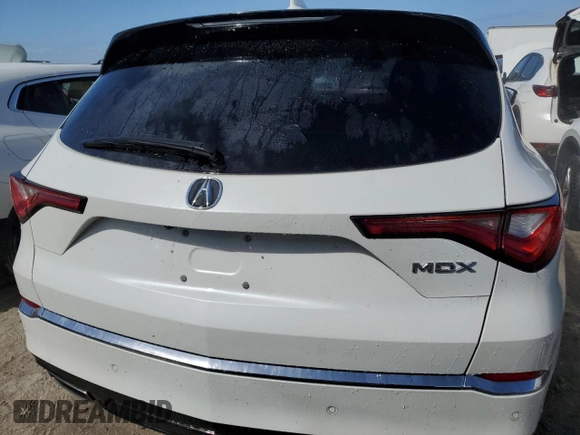 2023 Acura MDX w/Technology Package with VIN 5J8YD9H44PL006199, listed as a Copart auction lot 76787324 with 12,000 mi miles and Non Repairable. Bid and sale history available at carsss.com. Image 6.