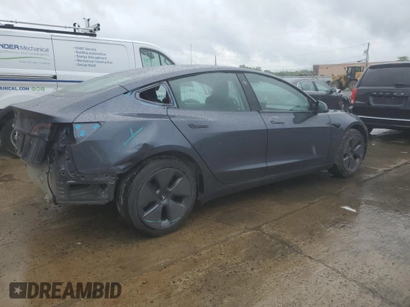 2023 Tesla Model 3 z VIN 5YJ3E1EA9PF699744, wystawiony jako Copart lot #56407215 z przebiegiem 5 201 mil mil oraz Szkoda całkowita • Salvage title. Historia ofert i sprzedaży dostępna na DreamBid. Obrazek 3.