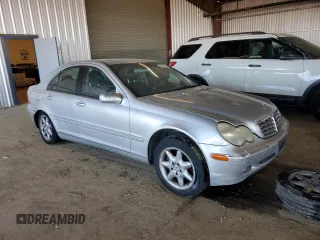 2003 Mercedes-Benz C 230/260/280/320 with VIN WDBRF64J23F352055, listed as a Copart auction lot 42154175 with 201,721 mi miles and Salvage Title. Bid and sale history available at DreamBid. Image 4.