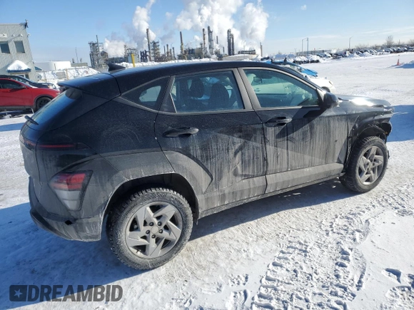2024 Hyundai Kona SE with VIN KM8HACAB0RU163640, listed as a Copart auction lot 45955085 with 12,445 mi miles and Salvage Title. Bid and sale history available at carsss.com. Image 3.