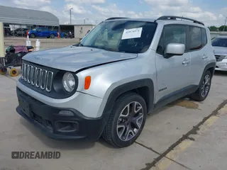 2015 Jeep Renegade Latitude with VIN ZACCJABT3FPC06455, listed as a IAAI auction lot 41974571 with 95,080 mi miles and . Bid and sale history available at DreamBid. Image 19.