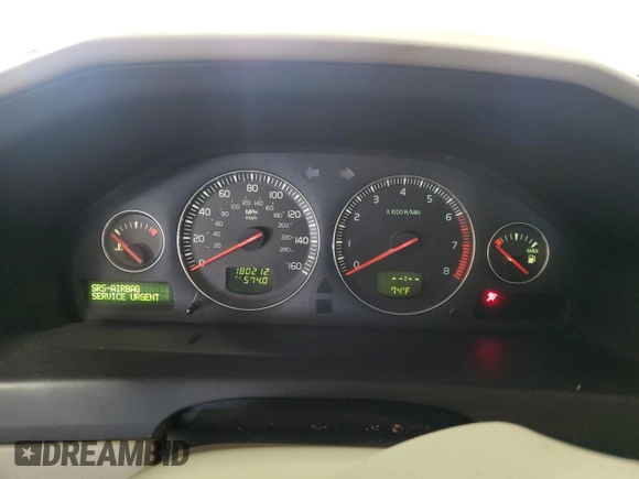 2004 Volvo V70 with VIN YV1SW59VX42427080, listed as a Copart auction lot 48923415 with 180,212 mi miles and Salvage Title. Bid and sale history available at carsss.com. Image 9.