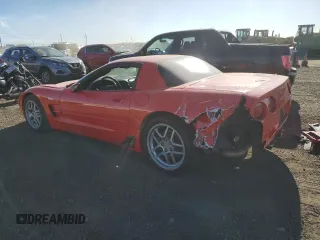 2003 Chevrolet Corvette Z06 with VIN 1G1YY12S635130087, listed as a Copart auction lot 83036504 with 80,712 mi miles and Salvage Title. Bid and sale history available at carsss.com. Image 2.